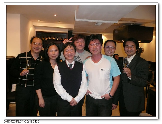 20100119葡萄酒課期未聚餐